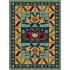 Radici Usa Multicolor V 6 X 8 Light Blue Area Rugs
