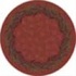Milliken Baskerville 8 Round Titian Area Rugs