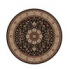 Radici Usa Biltmore Iii 8 Round Black Area Rugs