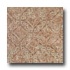 Congoleum Bravada - Etched Floral Cocoa Vinyl Flooring
