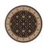 Radici Usa Biltmore Ii 8 Round Black Area Rugs