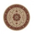 Radici Usa Biltmore Iii 8 Round Ivory Red Area Rugs