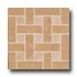 Crossville Empire Mosaic Basketweave Palais Taupe & Corsican Cre