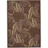 Capel Rugs Seabreeze - Palms 4x6 Chocolate Area Rugs