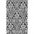 Klaussner Home Furnishings Damask 8 X 11 Black Area Rugs
