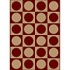 Radici Usa Sofia Vii 8 X 11 Beige/red Area Rugs