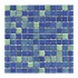 Interceramic Intertech Color Line Mix Mosaic 1 X 2 Dark Blue/gre