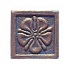 Interceramic Metal Impressions Roman Flowers 2 X 2 Deco B Roman