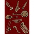 Radici Usa Vesuvio I 8 X 11 Brass Red Area Rugs