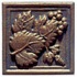 Interceramic Metal Impressions Grapevine 4 X 4 Deco A Grapevine