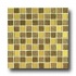 Casa Italia Crystal-a Trasparenze Glitter Mix Mosaic 1 X 1 Oro T