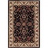 Radici Usa Style Ii 8 X 10 Black/ivory Area Rugs