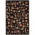Capel Rugs Crystalle - Abstract  5x8 Black Area Rugs