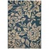 Capel Rugs Seabreeze - Petals 5x8 Demin Area Rugs