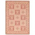Capel Rugs Finesse - Stencil Square 8x11 Terracotta Area Rugs