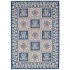 Capel Rugs Finesse - Stencil Square 8x11 Bleu Area Rugs