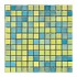 Interceramic Intertech Color Line Mix Mosaic 2 X 2 Yellow/blue T