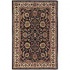 Radici Usa Style Iv 5 X 8 Black/ivory Area Rugs