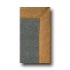 Hellenic Rug Imports, Inc. Athena Charcoal 9 X 13 Rust Faux Leat