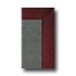 Hellenic Rug Imports, Inc. Athena Charcoal 9 X 13 Red Faux Leath