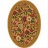 Milliken Vachell 4 X 5 Oval Gold Area Rugs