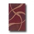 Hellenic Rug Imports, Inc. Torino 1 X 2 Waves Burgundy Area Rugs