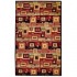 Capel Rugs Crystalle - Circut 5x8 Redblack Area Rugs