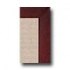 Hellenic Rug Imports, Inc. Athena Natural 3 X 8 Red Faux Leather