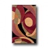 Hellenic Rug Imports, Inc. Torino 5 X 8 Retro Cirlces Red Area R