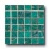 Daltile Elemental Glass Mosaic Blue Lagoon Tile & Stone
