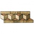 Caribe Stone Decorative Borders - Travertine Chevron Tile & Ston