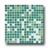 Casa Italia Crystal-a Trasparenze Mix Mosaic Verde Tile & Stone