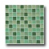 Casa Italia Crystal-c Trasparenze Frost Mosaic Green Tile & Ston