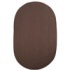 Trans-ocean Import Co. Cottage 5 X 8 Solid Brown Area Rugs