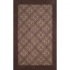 Trans-ocean Import Co. Lyon 5 X 7 Diamond Grille Brown Area Rugs