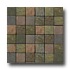 Emser Tile Antique & Tumbled Stone Mosaic 2 X 2 Square Slate Tum