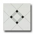 Armstrong Units - Self-stick Lattice Lane Black White Vinyl Floo