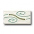 United States Ceramic Tile Decorative Accents Lime Swirls Listel