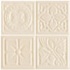 Daltile Fashion Accents Dots Floret Almond Dot Tile & Stone