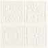 Daltile Fashion Accents Dots Floret Arctic White Dot Tile & Ston