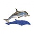Daltile Glass Mosaic Murals Spotted Dolphin With Shadow 31 X49 T