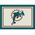 Milliken Miami Dolphins 11 X 13 Miami Dolphins Spirit Area Rugs