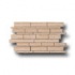 Rock  and  Rock Travertino Link Mosaic Crema Tile  and  St