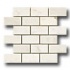 Crossville Unicorn Brick Mosaic 2 X 4 White Tile & Stone