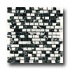 Crossville Phoenix Mixed Stone Mosaic Black/white Tile & Stone