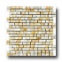 Crossville Phoenix Mixed Stone Mosaic White/onyx/white Travertin