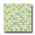 Crossville Glass Blox Blend Mosaic 1 X 1 Moonbeam/