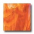 Diamond Tech Glass Stained Glass 4 X 4 Bright Orange Opalescent