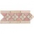 Tesoro Silvia Listello Ivory/rojo Tile & Stone