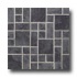 Daltile Continental Slate Mosaic Block Random Asian Black Tile &